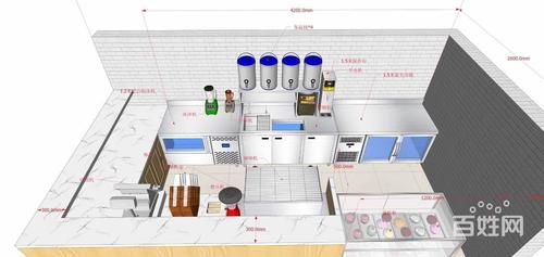 奶茶店服务蓝图基本步骤？奶茶装修店面设计效果图