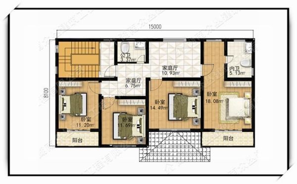 农村自建房一层3.9米二层3.6米三层3.6米住家可以？农村4间三层墅设计图