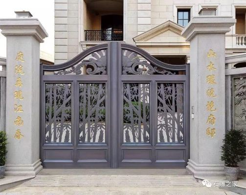 农村大门立柱加围墙怎么做？农村院门及围墙设计图