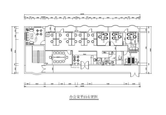 一般办公室的装修设计需要多少工程费用？办公室简易平面设计图