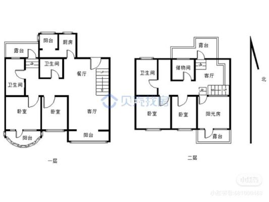 什么是复式洋房？50-60方复式小洋房设计图