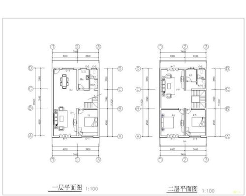 建两层80平方米的房子需要多少钢筋？80平自建屋设计图纸