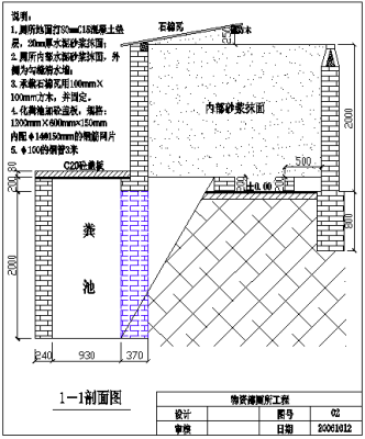 室外厕所水箱防冻方法？户外厕所施工设计图