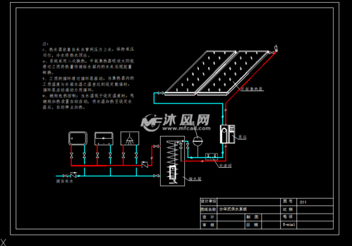 太阳能进水回水怎么安装？太阳能 设计 安装图