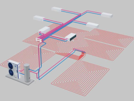 格力二联供空调怎么样？空气能热泵两联供设计方案