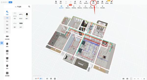 酷家乐水电图怎么做？装潢设计水电软件
