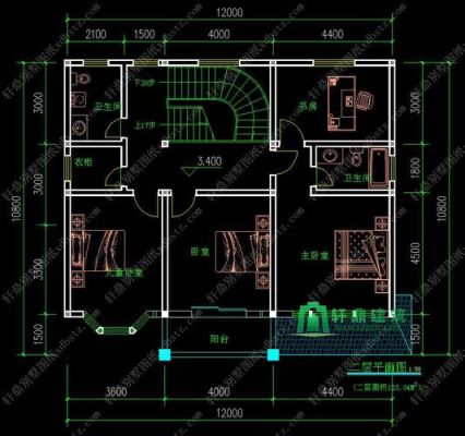 长16米宽8米的两层半农村自建房设计图？（二层楼房设计图 农村）