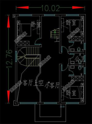 农村自建房7字型楼梯开间留多大？（7字农村自建房设计）