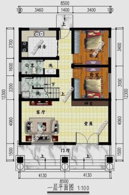 宽5米长20米的房子怎么设计建造？（长方形 别墅 内部设计效果图大全集）