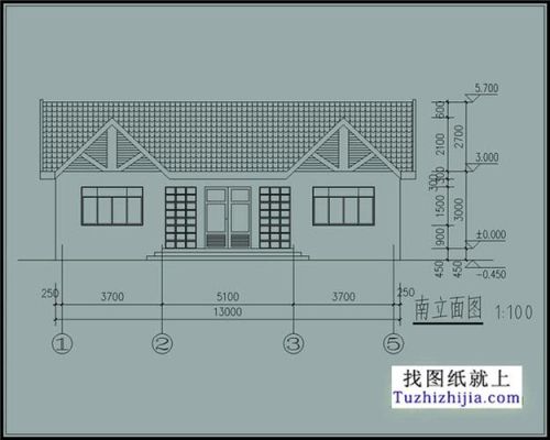 一层小瓦房怎么建好看？（新农村一层平房设计cad）