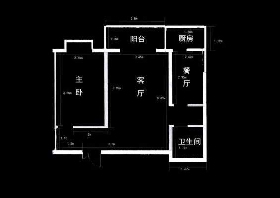 100平米一室一厅怎么改成2室？（一室一厅变两室一厅设计）