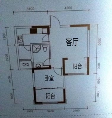 100平米一室一厅怎么改成2室？（一室一厅变两室一厅设计）