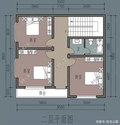 自建房，面宽10.5进深16米，左右不能开窗，一层门面房，怎么设计好？（16*10二层自建房设计）