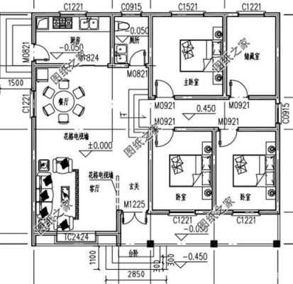 7层自建房需要多大桩？（土木猴平房别墅设计图）