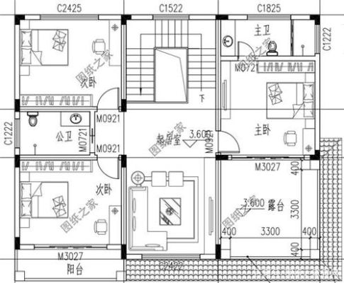 农村一宅两户120平方米可以盖几层楼房？（农村自建房屋设计图120平方）