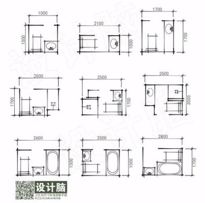 长2m卫生间多大？（2m卫生间设计平面图）