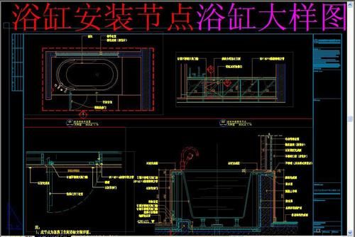 浴池装修施工流程？（浴室澡堂设计图纸）