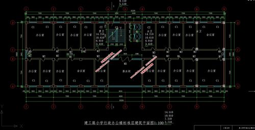 中小学行政办公楼设计应该布置什么？房间的大概尺寸？（办公楼设计参考）