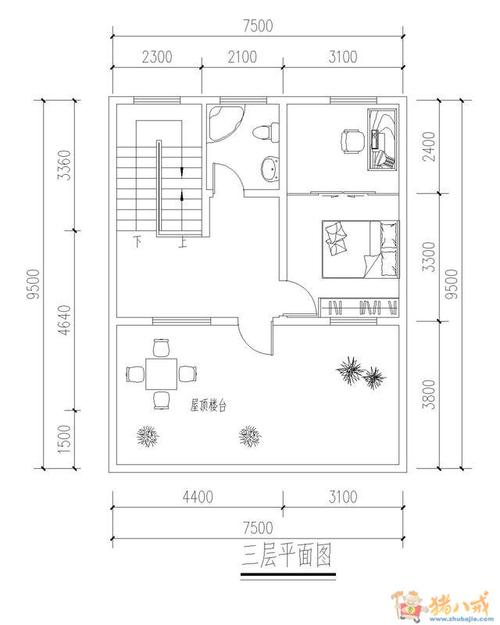 农村房屋设计图7米X13米平面图？（2017农村设计图）