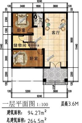 农村建房90平方长10米，宽9米，如何设计最好？（90平方米别墅设计）