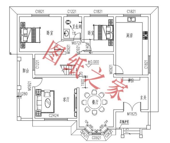 两层连在一起的房型？（外形单层内部两层的房屋设计图）