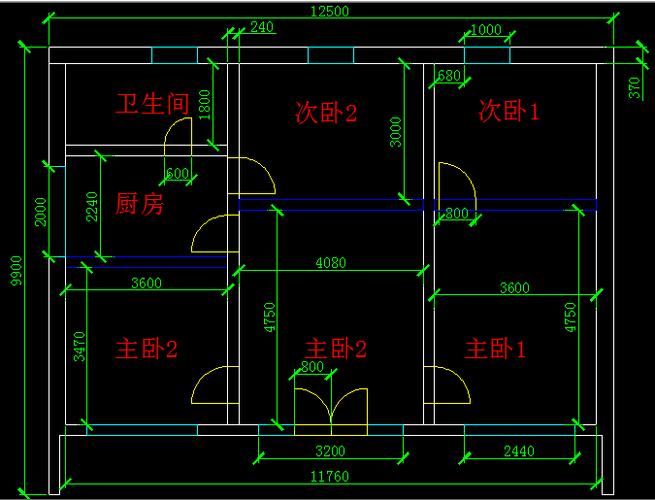 自家平房能在西边接2间房吗？（农村两层 两间 平房设计图）