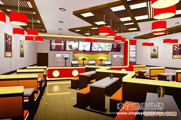 6米高、长9.4米、宽4米的门面做餐饮怎么设计？（中餐快餐店的设计方案）