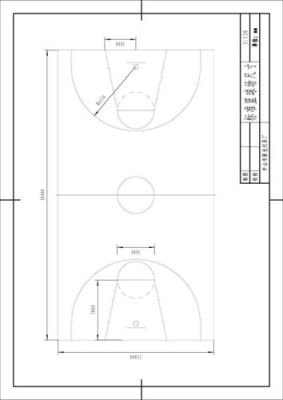 五人制篮球场尺寸？（5人制篮球场设计图）