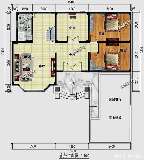 农村自建房一层带院子门厅尺寸？（自建房门厅设计效果）