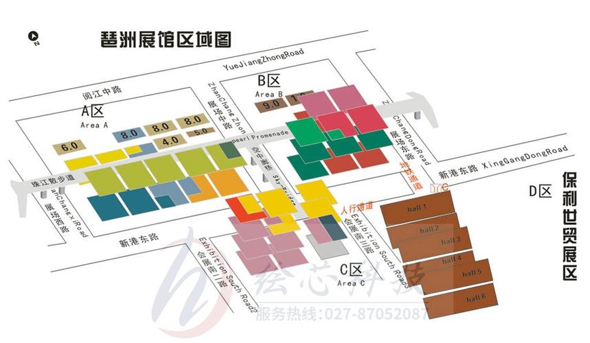 会展中心的占地面积约为多少平方米？（第一届会展 广州 设计周）