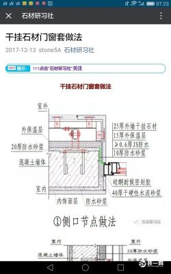 干挂大理石外墙怎么固定窗户？（石材窗户怎样设计图）