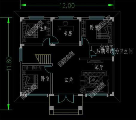 120平方自建房一层有多重？（120平米一层自建房设计图纸）