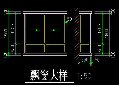 飘窗图纸怎么标字母？（新型楼房飘窗设计图纸）