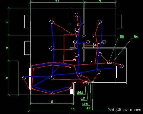家装电路施工一般要分几组线？（屋子装修电路设计）