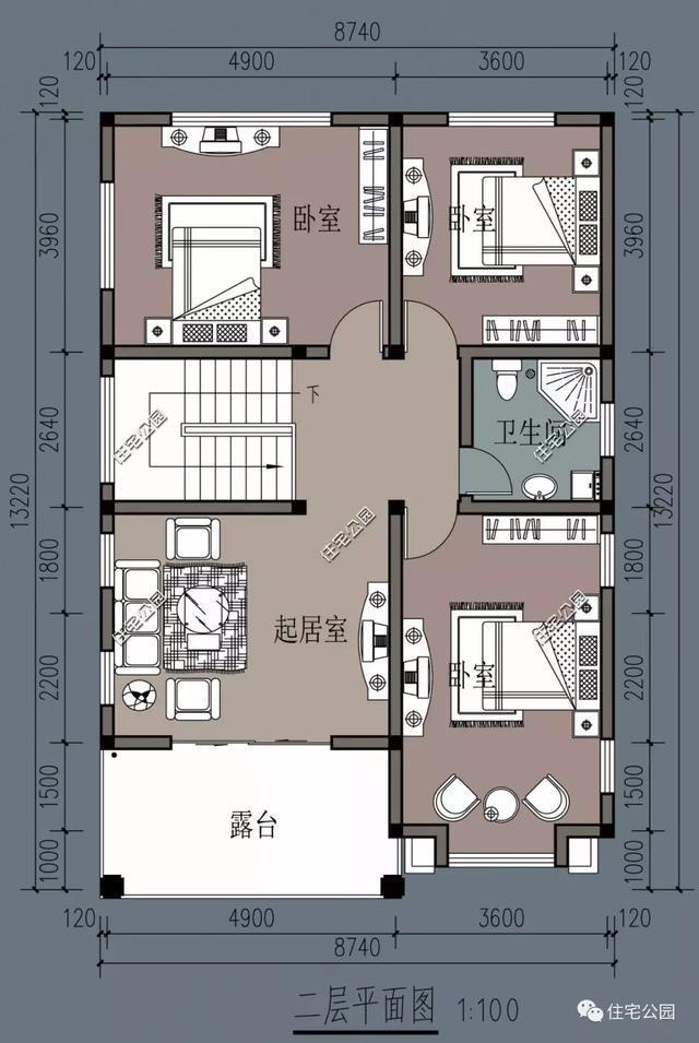 农村25米长8米宽土地怎么设计房子比较合理？（农村高层自建房设计图）