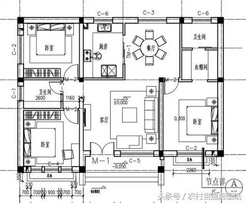 农村庄基10米宽30米长怎么样设计平房经济实用？（自己设计农村房子）