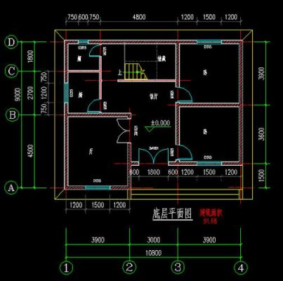 教学楼进深5米，开间11米合适吗？（11米*7.2米房屋平面设计）