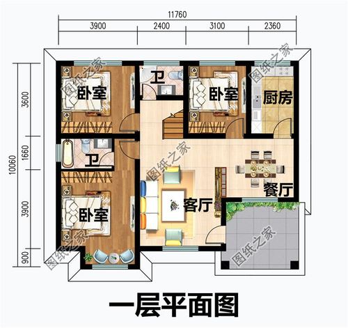 农村自建房10米×5米怎样建平房好看？（5平方米的房间设计图纸）