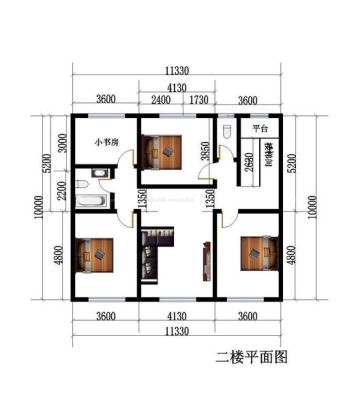 136面积房子是多少平方？（136平方房屋设计图）