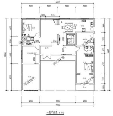 合院别墅i和l区别？（90方别墅cad设计图）