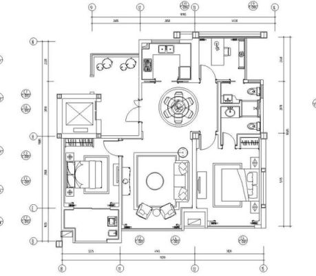 AutoCad建筑制图-cad如何为平面房间添加家具？（平面房间设计图）