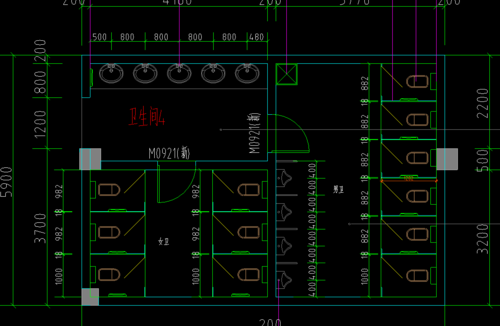 公共场所厕所蹲位标准尺寸？（卫生间活动尺寸设计）