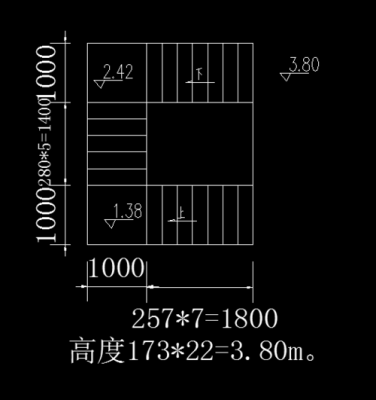 房子层高3.8米的楼梯间要多长合适？（房高3.8米楼梯因怎么设计）