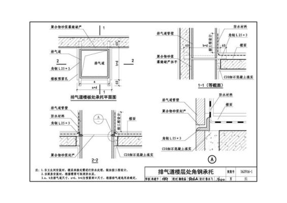 屋面排气孔做法用什么图集？（排气道的设计）