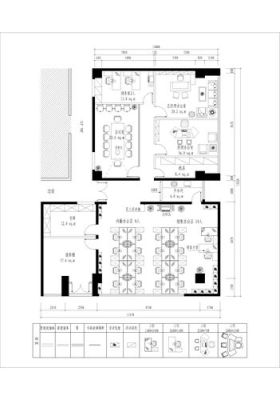 办公室空间设计平面布局图步骤流程？（办公室装修在线图纸设计）