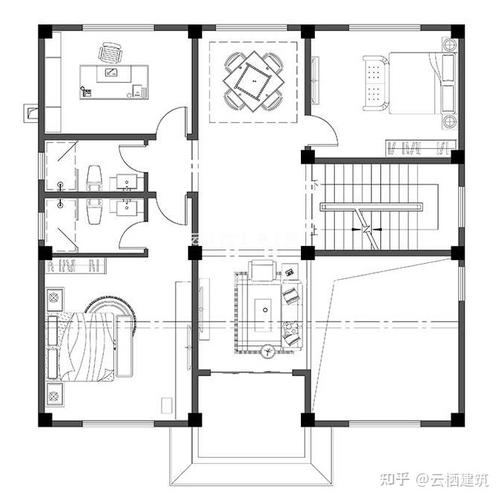 农村自建房侧门怎么开？（坐南朝北有前后门的房屋设计）