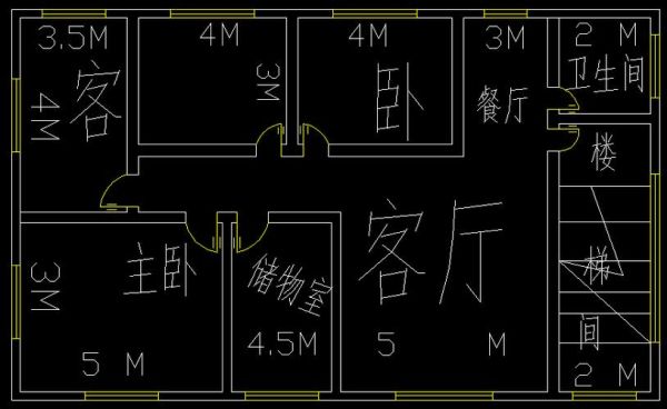 门的开启方向图纸怎么看？（建房图纸门设计）