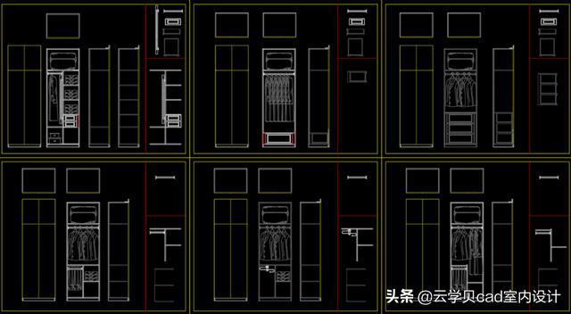 用CAD绘制衣柜平面图怎么绘？（衣柜设计图这样画）