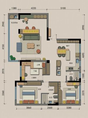 建筑面积140装修要用多少沙子？（140平建房平面设计图）