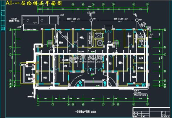 医院排水图纸怎么看？（医院内部设计图纸）